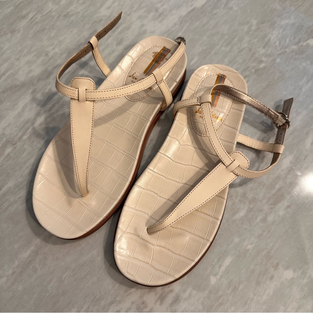 Sam Edelman Elegant Cream Sandals